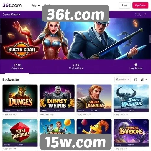 Jogos mais populares disponíveis em 36t.com